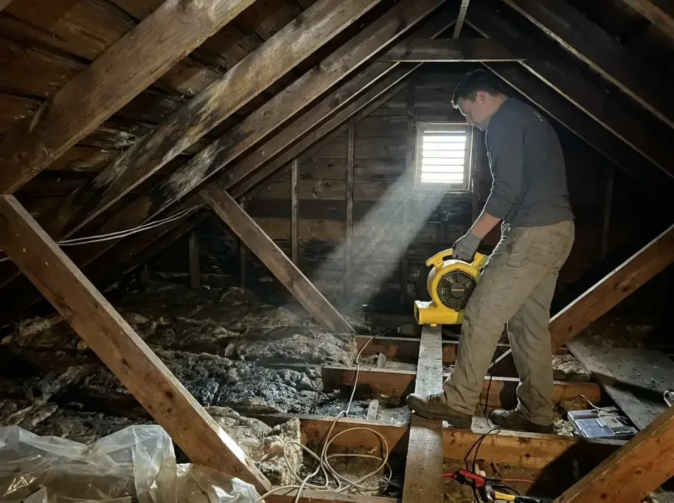 attic-water-damage-drying-proc-007 — frequently asked questions, Emergency Water Extraction & 24/7 Flood Response in Houma,…